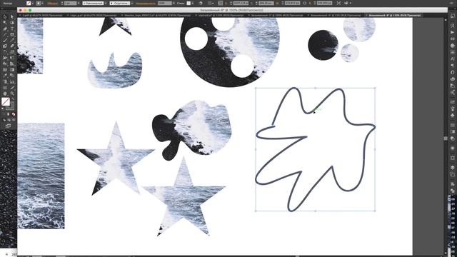 Обтравочная маска / Clipping mask | Adobe illustrator | Tutorial смотреть онлайн