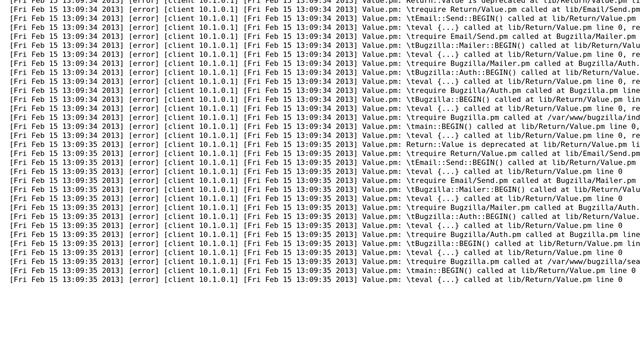 BugZilla: Adding PerlConfigRequire to apache2 conf generates errors when restarting service смотреть онлайн
