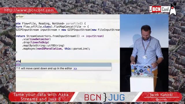 Tame Your Data with Akka Streams and Java 8 - by Jacek Kunicki at JBCNConf'17 смотреть онлайн