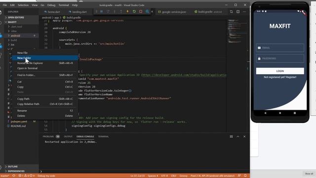 ПРОЕКТ Flutter+Firestore (RU): #3 - Firebase Auth сервис (часть 1) смотреть онлайн