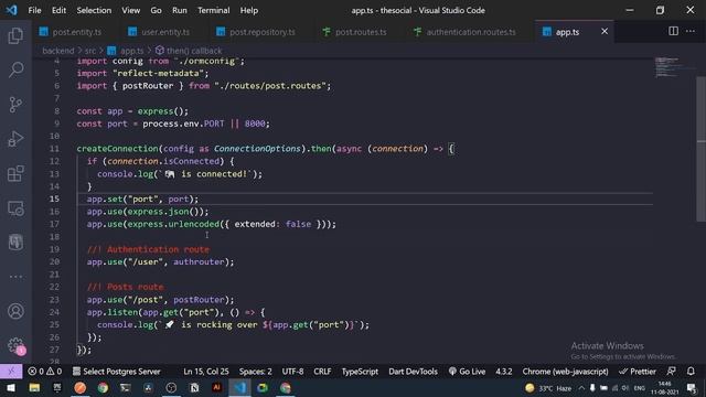 9. Posts relations | Flutter Social Media App With Custom Backend | Flutter Social Media App смотреть онлайн