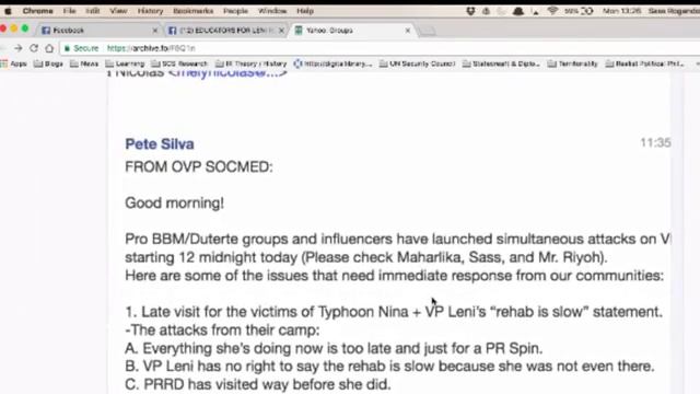 LIVE: SASS ISINAMPAL sa Mukha ni VP Leni ang #LeniLeaks at sinupalpal din si Pia'ng Dilaw смотреть онлайн