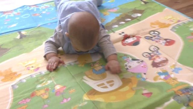 Детский игровой коврик с AliExpress. Baby playing Mat. Kids Game. Распаковка, обзор. смотреть онлайн