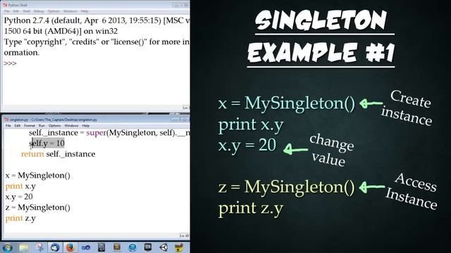 Let's Learn Python #16 - Singletons смотреть онлайн