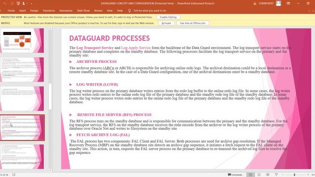 Study group 11/10/20 data guard presentation смотреть онлайн