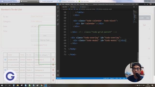 To-do List #17 Edit Entries - Learning vanilla JavaScript via Mini-Projects смотреть онлайн