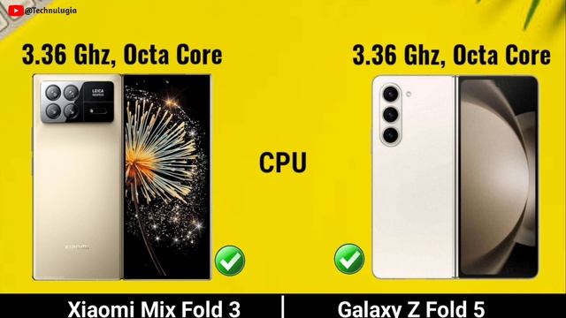 Xiaomi Mix Fold 3 vs Samsung Galaxy Z Fold 5: Which is Better? смотреть онлайн