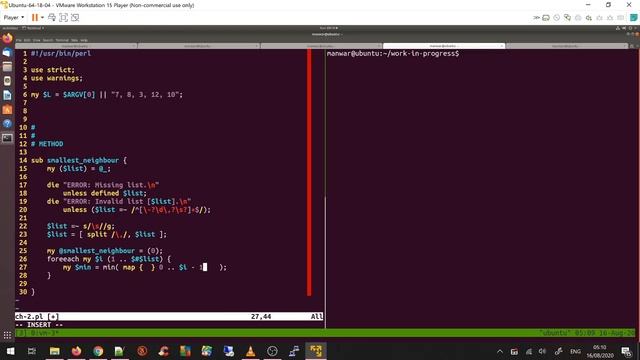 Perl Weekly Challenge - 073 (Task #2: Smallest Neighbour) смотреть онлайн