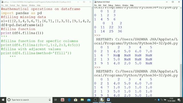 PANDAS DATAFRAME -3 смотреть онлайн