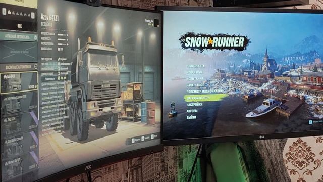 Snowrunner, две игры на одном компе смотреть онлайн