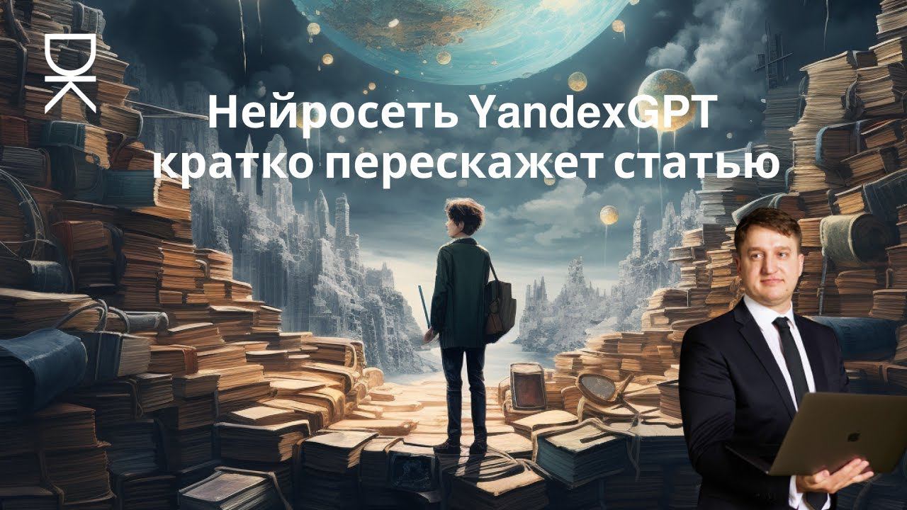 Нейросеть YandexGPT кратко перескажет статью
