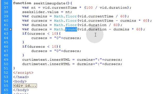 3. HTML5 Custom Video Controls JavaScript Time Programming Tutorial смотреть онлайн