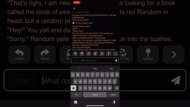The random story of a duck (AI Dungeon) test video смотреть онлайн