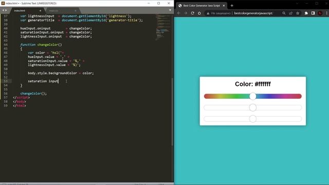 Best Color Generator Java Script смотреть онлайн