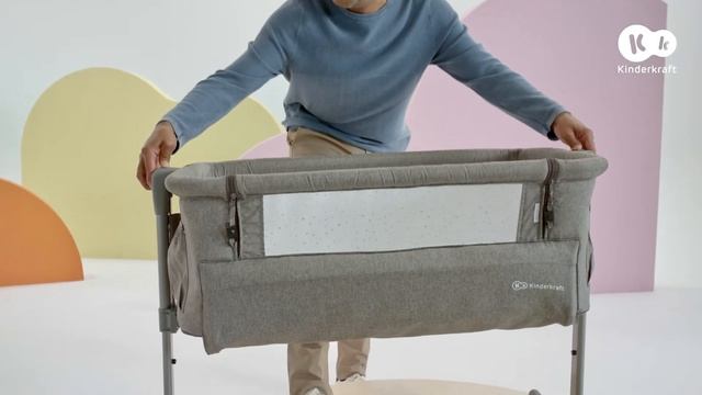 Приставная кроватка NESTE 2 в 1 от Kinderkraft | Руководство по эксплуатации смотреть онлайн