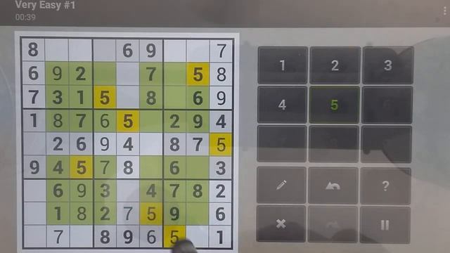 Sudoku Solver -How to solve Hyper Sudoku Very Easy #1 смотреть онлайн