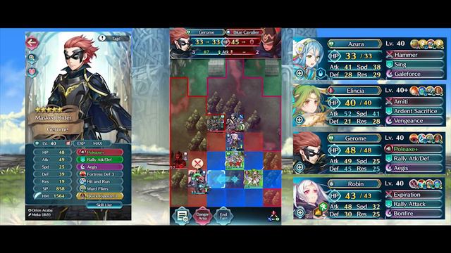 Fire Emblem Heroes Flier Emblem VS Prince of Verdane Jamke Infernal смотреть онлайн