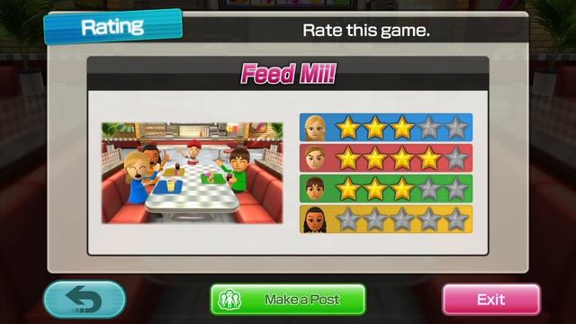 Wii Party U Feed Mii Gameplay ? (Eng Sub, Play Movies) Guest E, Guest B, Guest C, Guest D  ??