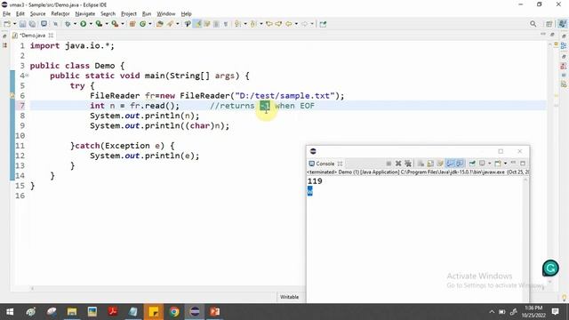 File Reading in Java using FileReader and FileInputStream смотреть онлайн
