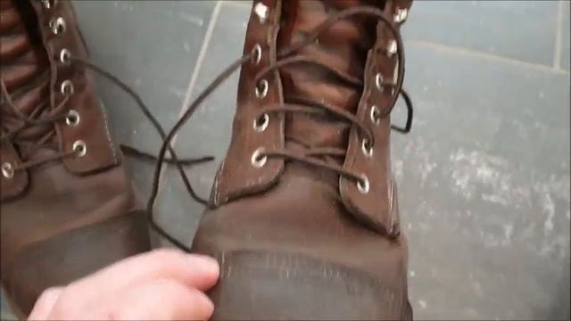 Red wing Iron Ranger, 2 weeks with Obenauf's смотреть онлайн