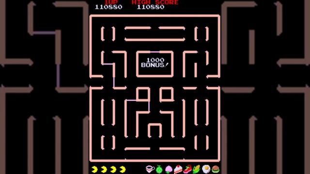 MAME Super Pac Man Midway bonus stage maddness смотреть онлайн