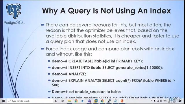 PostgreSQL Database Administration_Module 12_Performance and Concurrency | Koenig смотреть онлайн