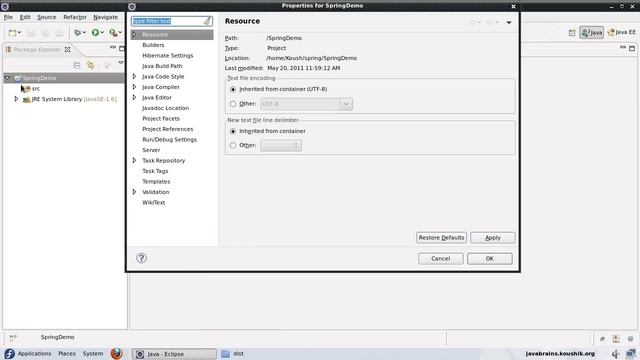 Spring Tutorial 02 - Setting Up смотреть онлайн