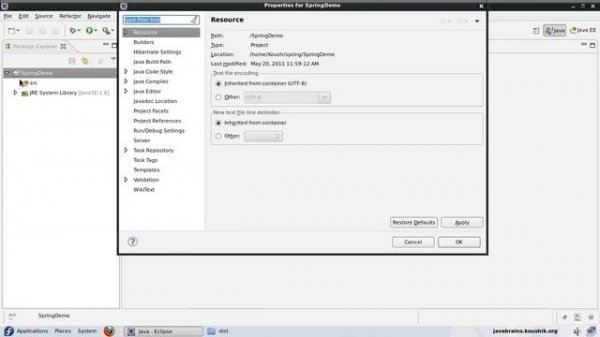Spring Tutorial 02 - Setting Up