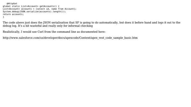 Salesforce: Measuring Size Of output JSON of REST API? (3 Solutions!!) смотреть онлайн