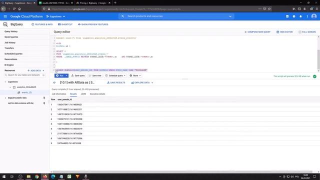 SQL with Google Analytics 4 - First Queries - Date management, cross join, left join смотреть онлайн