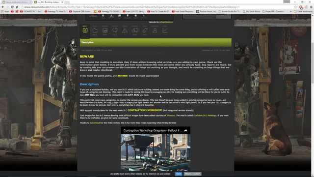 Fallout 4 Contraptions DLC MOD FIX for PC смотреть онлайн