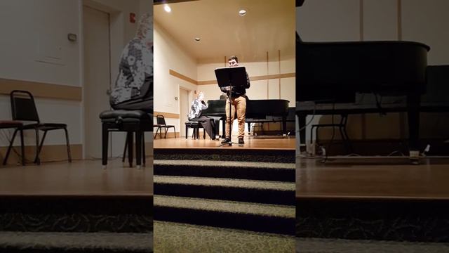 Brett Fitzgerald, clarinet performing Solo de Concours Op 10 by Henri Rabaud смотреть онлайн