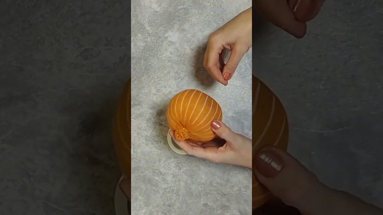 DIY From a sock to a pumpkin смотреть онлайн