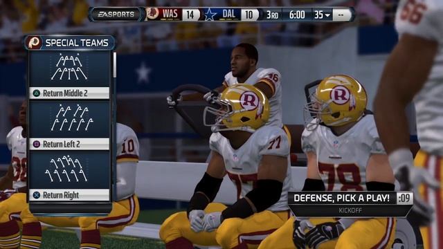 Madden NFL 15 Gameplay (Full Game): Redskins vs. Cowboys (PlayStation 4) PS4 смотреть онлайн