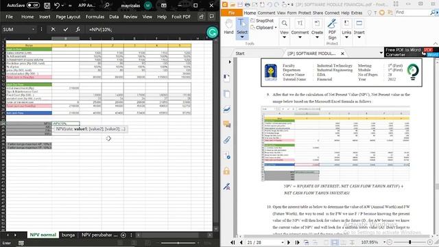 [IP] Enterprise Design and Analysis - Software Ms. Excel Sensitivity Analysis смотреть онлайн