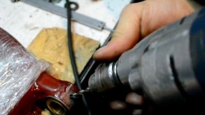 Сборка JAWA 360 1973 г. установка заднего маятника ( Часть 2 )