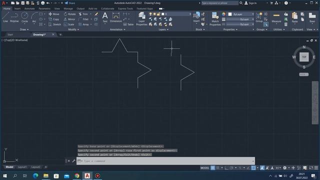 AutoCAD 2022 - Training Exercises for Beginners #1 смотреть онлайн