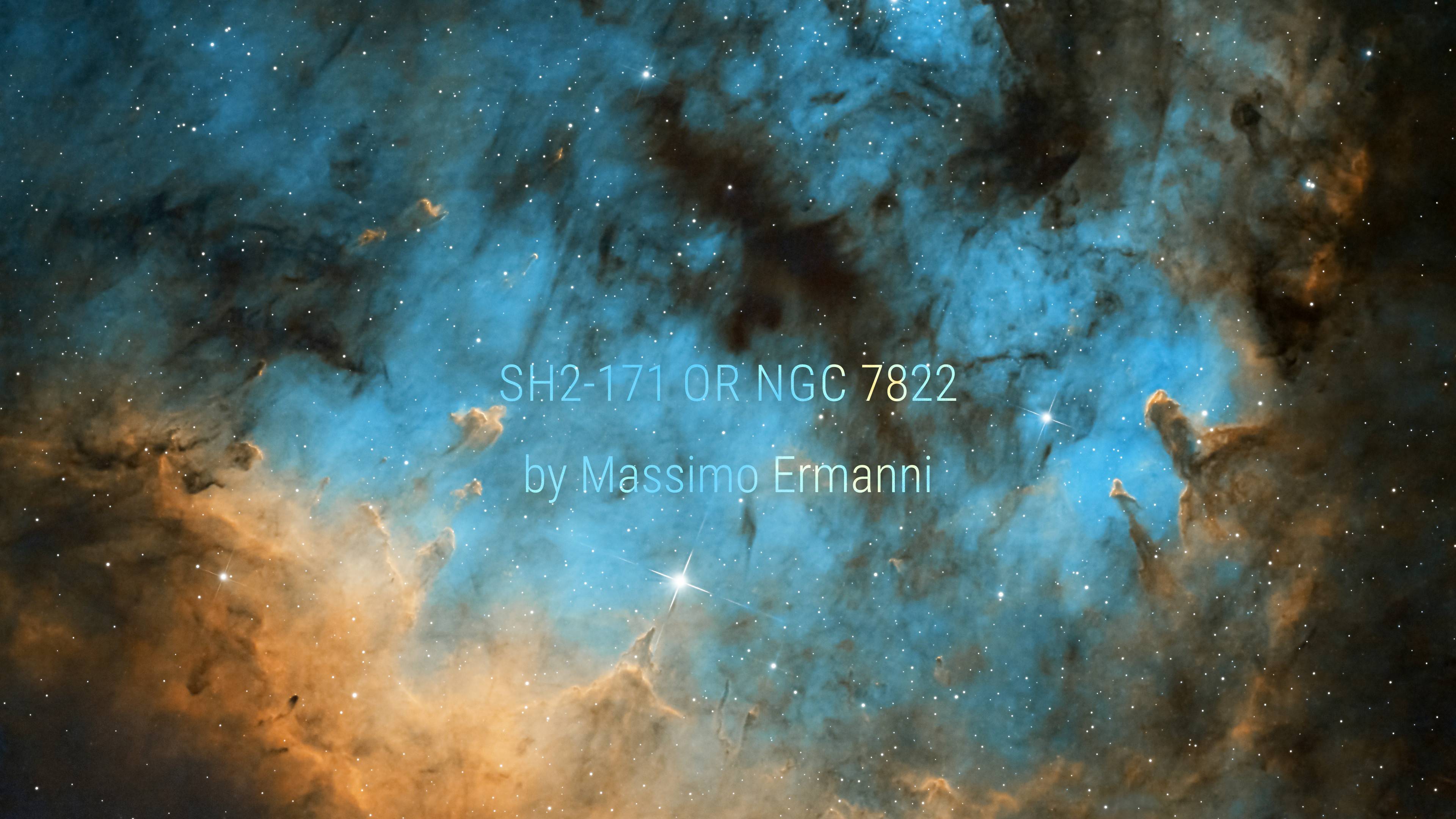 Sh2-171 Or NGC 7822 By Massimo Ermanni