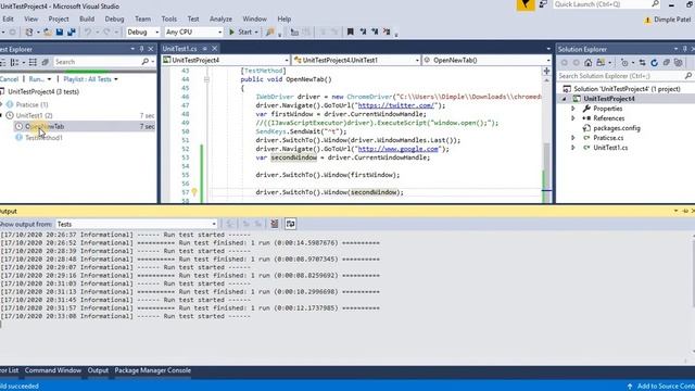 Handle multiple windows or tabs in selenium | Get all window names | Selenium WindowHandles смотреть онлайн