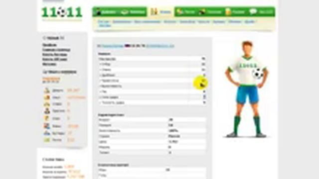 Обзор 11x11 Футбольный менеджер, спортивный симулятор, браузерная онлайн игра смотреть онлайн