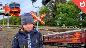 Заброшенный мотовоз /Поезда лаборатории и необычный жд переезд