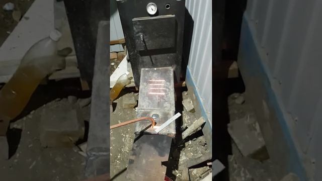 Печь горелка на отработке насадка на котел.. смотреть онлайн