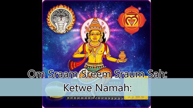 Powerful Ketu Beej Mantra 108 chants| Navagraha Mantra| Music Free Meditative Chants смотреть онлайн