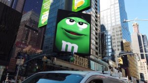 M&Ms World, New York Digital Billboard