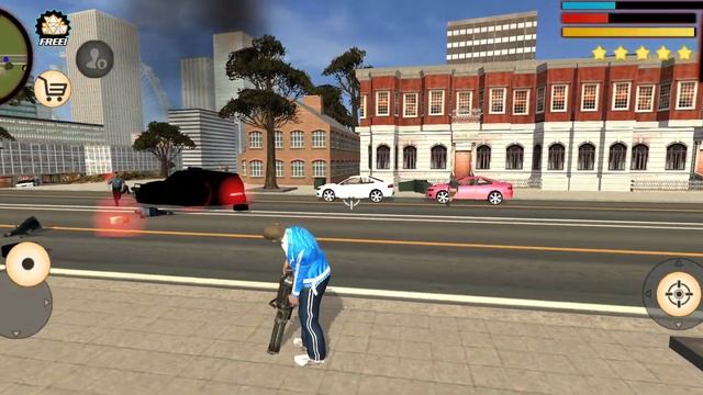Stone Giant (Stone Man Use Machine Gun) StoneMan Destroy All Vehicles - Android Gameplay HD смотреть онлайн