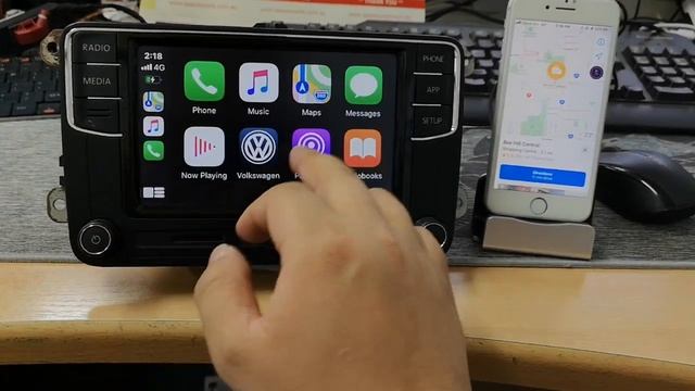 RCD330 RCD340 with wireless Carplay Demo смотреть онлайн