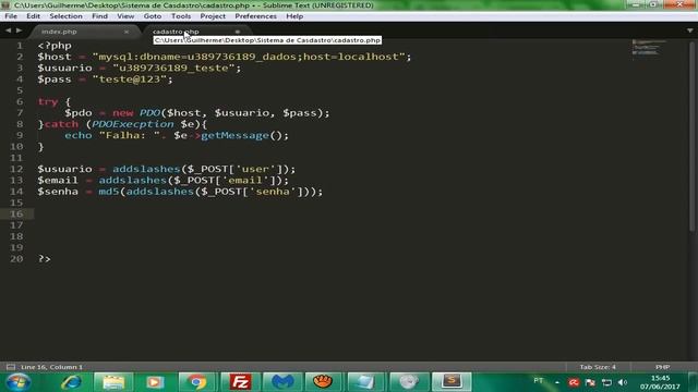 PHP (Sistema de Cadastro com confirmação por email + PDO) P1 смотреть онлайн