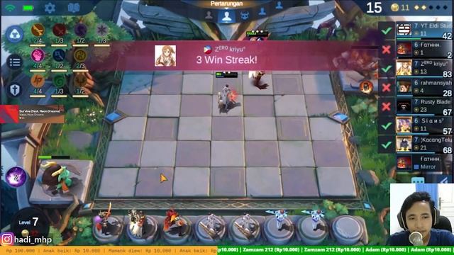 3 STAR KANG GARUK (ROGER) FT. ZILONG GUNNER! 6 GUNNER 4 WRESTLER! MAGIC CHESS INDONESIA смотреть онлайн