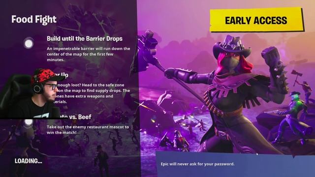 NEW UPDATE!! *FOOD FIGHT GAME MODE* (Fortnite Battle Royale) смотреть онлайн