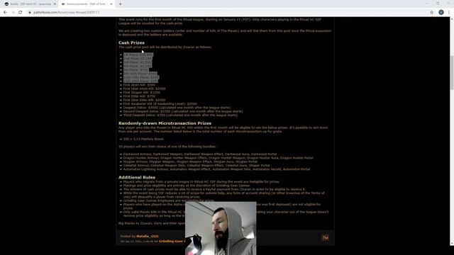 Path of Exile 3.13: Гонка Зизарана смотреть онлайн